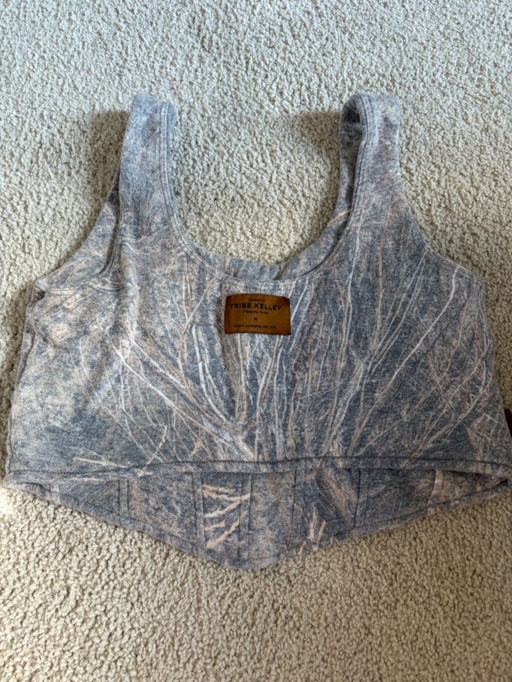 Tribe kelley camo cropped corset - Picture 3 of 4